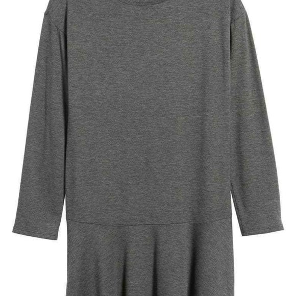 Sweatshirt Dress, B.P, Nordstrom, drop waist, Gray, cozy, women's, small, NWT - Picture 4 of 6